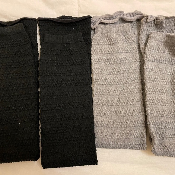 Set of 2 Grey and Black Leg Warmers from Target - EUC! - Picture 6 of 6